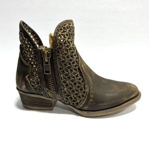 Corral Boots Womens Q5019 Western Bootie Size 8.5 M